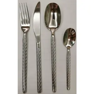 3S. x Home Ménagère Chiara 24 pièces argent pas cher