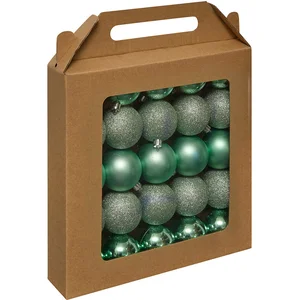 Déco de sapin Lot de 25 Boules de Noël D 6 cm - Vert amande pas cher