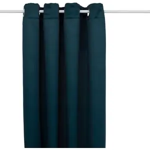 3S. x Home Rideau occultant Odelie bleu egéen 135x240cm