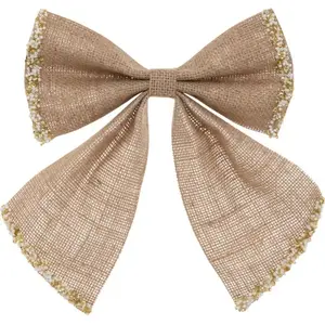 Déco de Noël Noeud en Jute avec Paillettes 20 x 24 cmVendu paramazon