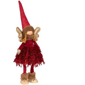 Déco Lumineuse Fée rouge LED Blanc chaud H 50 cm pas cher