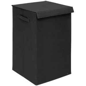 3S. x Home Panier à linge Colorama noir pas cher