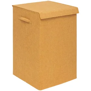3S. x Home Panier à ligne colorama jaune moutarde 74l - 5five pas cher