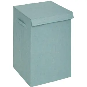 5five - panier à linge ""colorama"" bleu arctic 74l