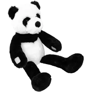3S. x Home Peluche panda Andy noir et blanc pas cher