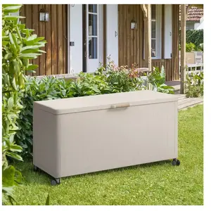 Comparateur de prix : HESPERIDE Coffre de rangement edenio argile m 141,6 x 72 x 78cm en aluminium EDENIO