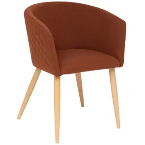 Comparateur de prix : 3S. x Home Fauteuil à dîner Marlo hêtre ambre