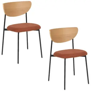 3S. x Home Chaise de bureau Jaisa ambre pas cher