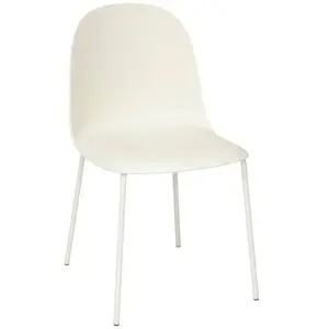Chaise - ATMOSPHERA - ASAN - Crème - Intérieur - Design contemporain pas cher