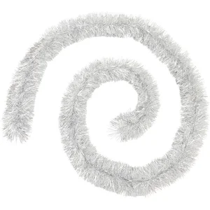 Comparateur de prix : Guirlande de Noël BOA large 20 cm Argent Longueur 5 mètres