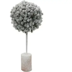 Déco Noël Arbuste Buis enneigé H 35 cm pas cher