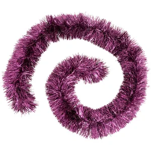 Comparateur de prix : Guirlande de Noël BOA large 15 cm Violet Longueur 2 mètres