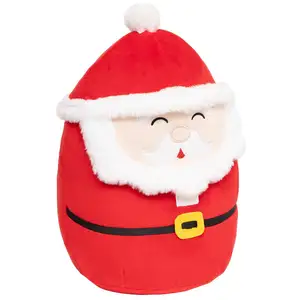 Comparateur de prix : Déco de Noël Peluche Père Noël rouge et blanc H 35 cm