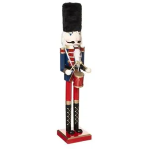 Grande Figurine Casse Noisette en Bois H 60 cm - Feeric Christmas pas cher