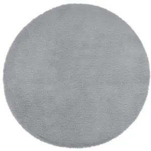 Comparateur de prix : Atmosphera Créateur D'intérieur - Tapis effet fourrure gris D80cm