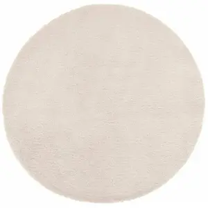 Atmosphera - Tapis Extra Doux - Effet Fourrure - Ivoire D80 cm pas cher