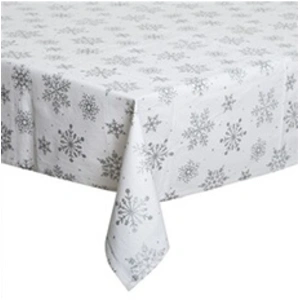 Comparateur de prix : FEERIC LIGHTS & CHRISTMAS Nappe imprimée flocon - 140 x 360 cm