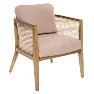 Comparateur de prix : Atmosphera Créateur D'intérieur - Fauteuil Koza peuplier rotin tissurose