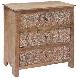 Comparateur de prix : Atmosphera Créateur D'intérieur - Commode Shirel manguier 3 tiroirs