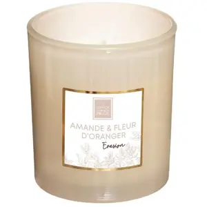 Comparateur de prix : ATMOSPHERA Bougie Parfumée Amande et Fleur d Oranger 210 G Pot en verre