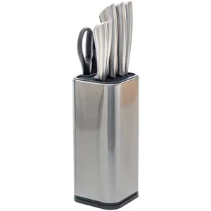 Comparateur de prix : Set de couteaux de cuisine sur rack, acier inoxydable, 5 couteaux+ciseaux