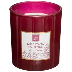 Atmosphera Bougie Parfumée Baies d'Acai et Pastèque Pot en verre 210 G