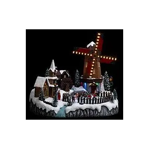 Village de Noël Place du village et moulin - FEERIC CHRISTMAS TU