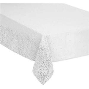 Comparateur de prix : Nappe en coton et polyester Blanc Imprimé Léopard Argenté 140 x 240 cm