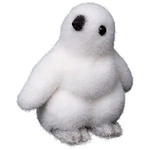 Feeric Lights & Christmas Pingouin Tourné "Manteau" 15cm Blanc pas cher