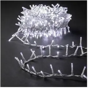 Comparateur de prix : Guirlande Lumineuse Extérieur 18 m 750 LED Blanc Froid et 8 jeux de lumière