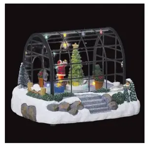 OSE Village de Noël serre du Père Noël pas cher