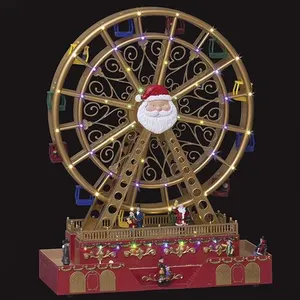 Comparateur de prix : Feeric Christmas Grande roue père noël animée, lumineuse et musicale