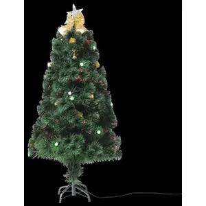 Non communiqué Sapin Fibre Optique Cracovie - 120 cm - Vert pas cher
