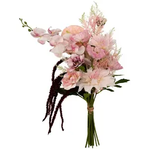 Comparateur de prix : Bouquet de fleurs artificielles Wild rose H60cm - Atmosphera créateur d'intérieur