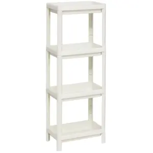 5five Simply Smart - Etagère 4 niveaux plastique blanc 5five pas cher