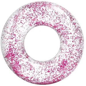 Intex Bouée géante gonflable brillante avec paillettes D 119 cm pas cher