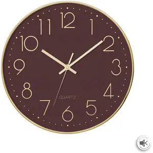 Atmosphera Créateur D'intérieur - Horloge 3D Laure gold D30cm pas cher
