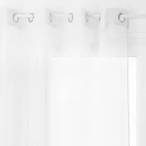 Comparateur de prix : Voilage "Moly" - blanc - 135x240 cm - Blanc - Atmosphera createur d'interieur