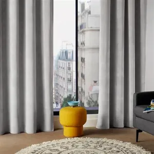 Rideau Lilou gris souris 140x260cm Atmosphera Créateur D'intérieur