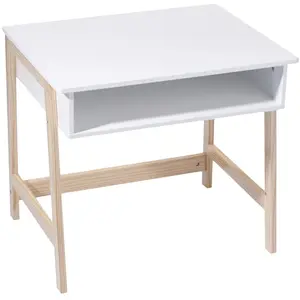 Chaise Enfant Atmosphera For Kids – 59 Cm Blanc – Bois Et MDF – Style Scandinave – Pour Maison, Bureau