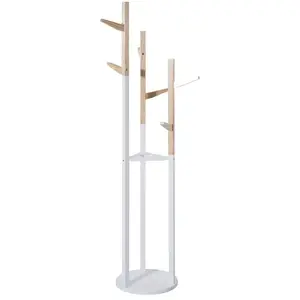 Comparateur de prix : Porte-manteau enfant - Atmosphera - Blanc - MDF - Pin - Style scandinave