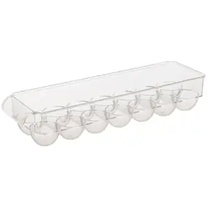 Comparateur de prix : SECRET DE GOURMET Bac de rangement pour 14 oeufs - L 11 cm x l 37 cm x H 7,5 cm