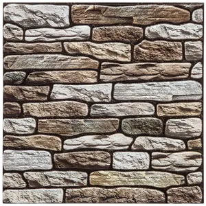 Comparateur de prix : Atmosphera - Lot de 2 Stickers - carrelage - Gris Taupe - 30x30 cm
