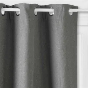 Comparateur de prix : HOME MAISON Atmosphera Créateur D'intérieur - Rideau isolant Tim gris 140x260cm