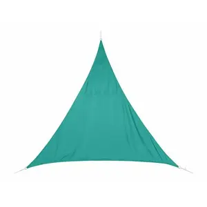 HESPERIDE Voile d'ombrage triangulaire Curacao Émeraude - Émeraude - Hespéride pas cher