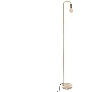 Comparateur de prix : ATMOSPHERA CREATEUR D'INTERIEUR Lampadaire KELI droit en métal - Doré - H 150 cm
