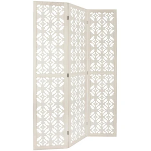 Comparateur de prix : Paravent - Atmosphera - Nomade - Blanc - H170 cm - MDF et Paulownia
