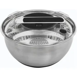 5 five simply smart Paris prix - essoreuse à  salade à  levier 'inox' 3,5l argent