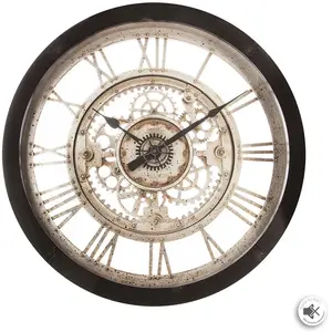 Comparateur de prix : Horloge style mécanique 60 cm Atmosphera