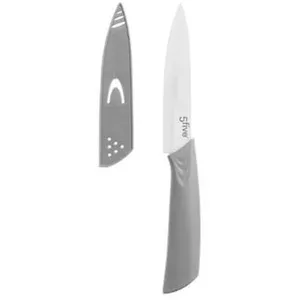 Secret de Gourmet FIVE Simply Smart - Couteau en Céramique Zirco 24cm Gris
